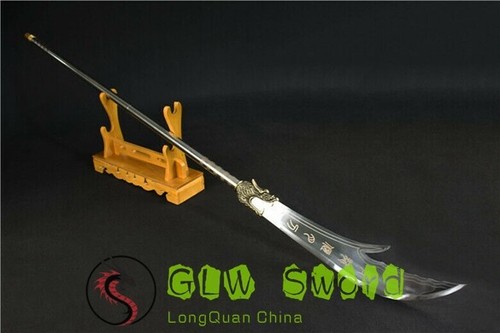 Spade a lama affilata acciaio manganese KungFu Guan-Gong Big Dao cinese - Foto 2 di 10