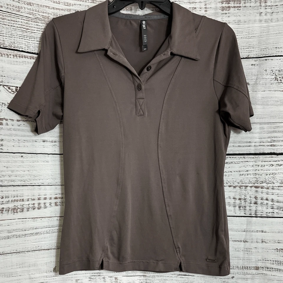 Lija Polo женщин размер средний коричневый нейлона смесь гольф теннис эластичной влаги фитиль - Изображение 2 из 4