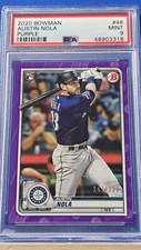 Austin Nola - 2020 Bowman Paper Purple RC   PSA 9   #247/250