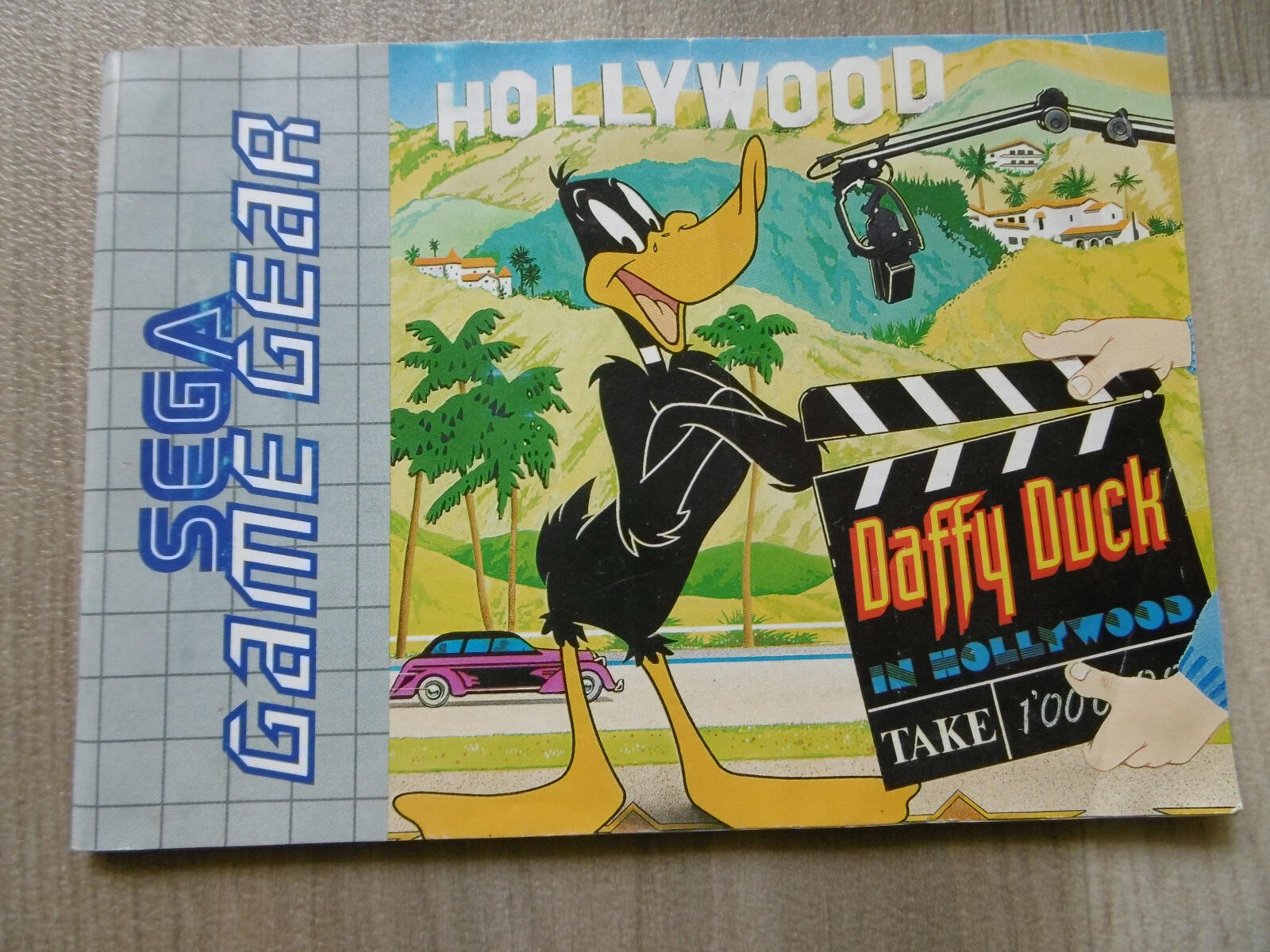 NOTICE - MANUAL - Game Gear SEGA - Daffy Duck In Hollywood - GAMEGEAR