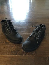 Men Rockport Trutech Hydro-Shield Waterproof Bismark Black Boots Size 9