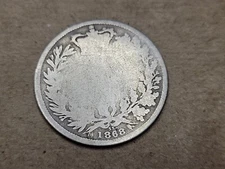 🇬🇧 Great Britain Shilling 1868 KM-734.2 Die 33 Silver 0.925 Coin 020424-7