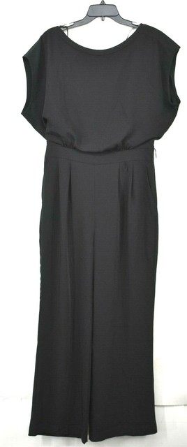 cap sleeve wide leg jumpsuit