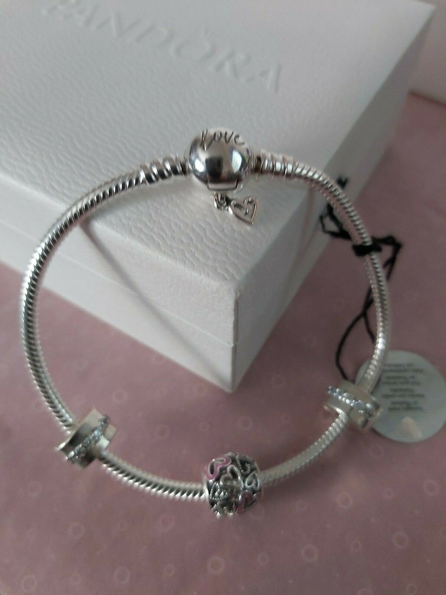 Authentic Pandora Limited Edt *RETIRED* Free Heart Bracelet Gift