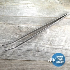  10" Stainless Steel Curved Tweezers Aquascaping Tool Aquarium Plant