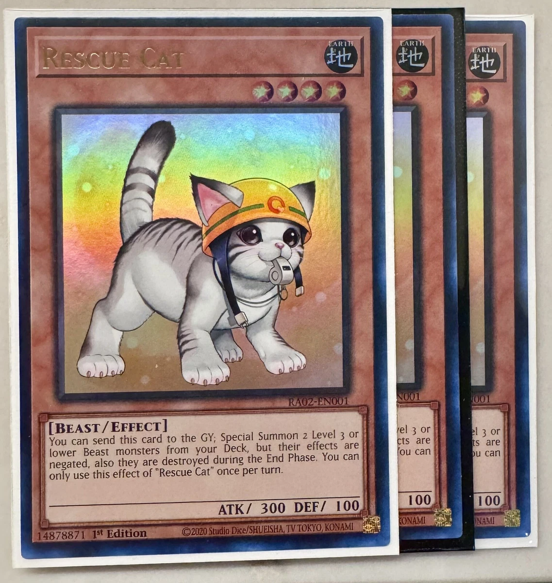Rescue Cat RA02-EN001 25th Anniversary Rarity Collection II for