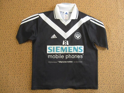 Maillot Girondins de Bordeaux Adidas Siemens Vintage Enfant M6 - 150 / 12 ans - Photo 1/4