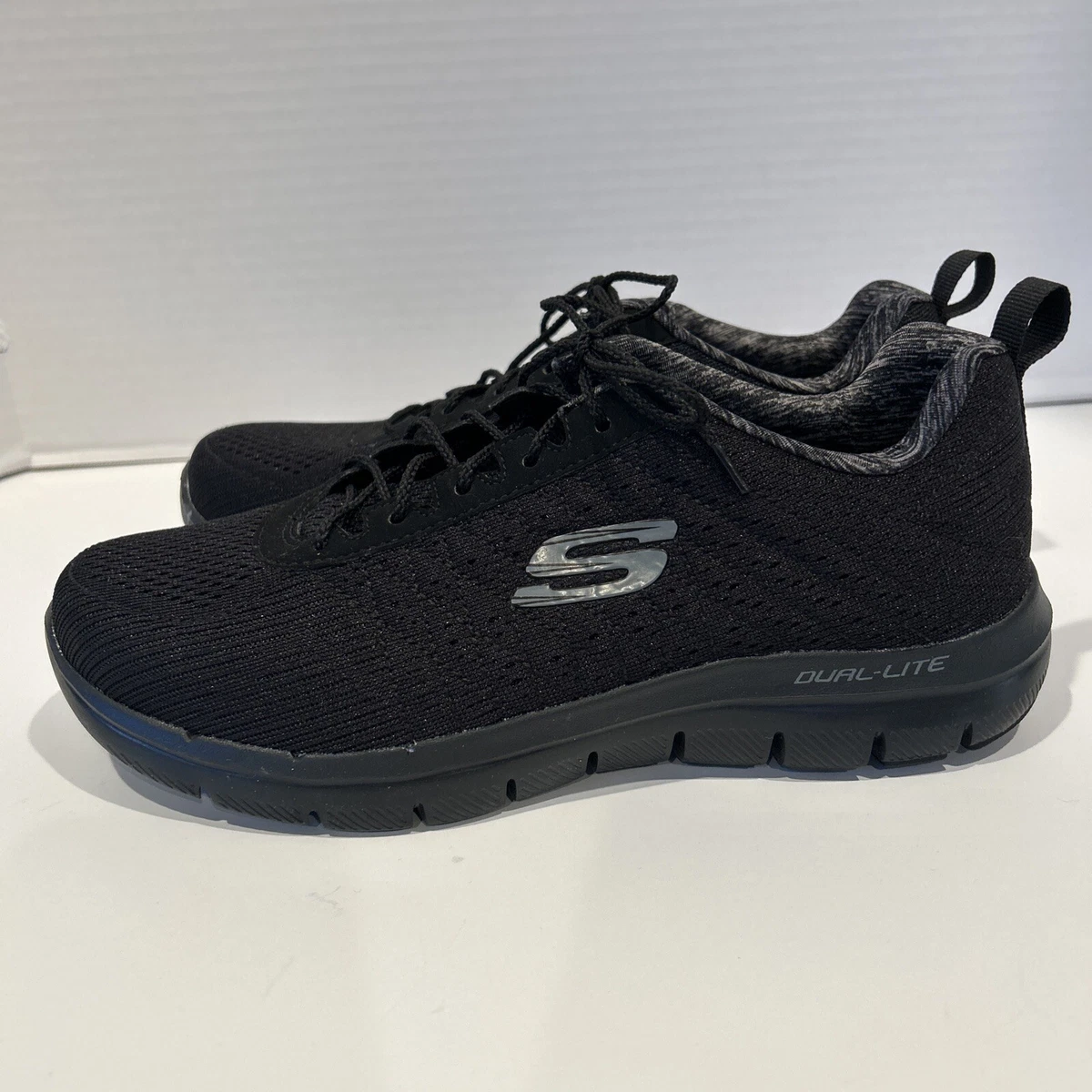 Skechers Sport Black Flex Advantage 2.0 The Oxford Mens Size 7.5 NWOB | eBay