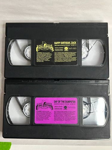 Mighty Morphin Power Rangers VHS Lot Happy Birthday, Zack & Day of the Dumpster - Foto 4 di 4