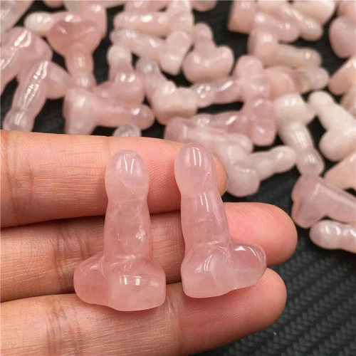Wholesale Natural mix mini Penis Carved quartz Crystal Massager Wand Healing - Picture 98 of 296