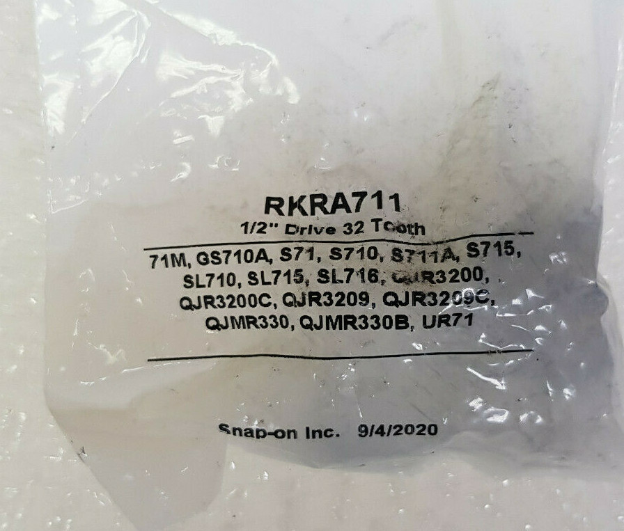 Snap-on 32 Tooth Ratchet Repair Kit Parts S71 S710 S715 SL710