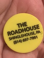 Plastic Trade Token - The Roadhouse - Shinglehouse, Pennsylvania 