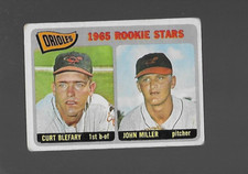1965   Curt Blefary & John Miller, Topps, Rookies  FILLER