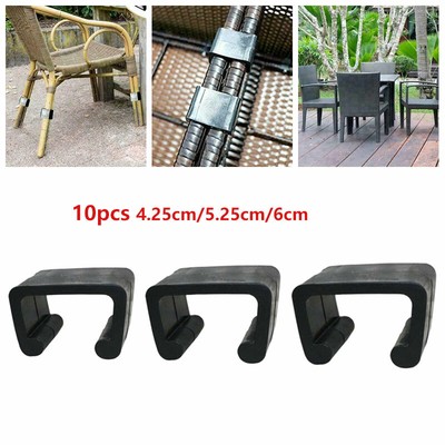 Doiido 12 Pezzi Clip per Mobili in Vimini Plastica Clip per Divano in Rattan per Divano componibile da Patio Clip per Mobili in Rattan per Esterni per Sedie in Rattan Divano Vimini Clip di Fissaggio