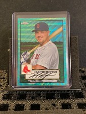 Hunter Renfroe 2021 Topps Chrome Platinum - Aqua Wave - Red Sox- #460