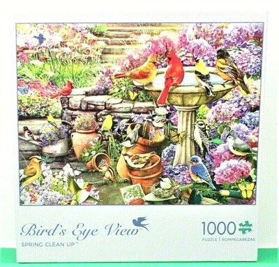 Buffalo Games Jigsaw Puzzle 1000 Pieces Birds Eye View Spring Clean Up