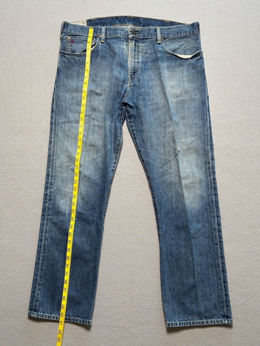Polo Ralph Lauren Authentic Dungarees Straight Leg Jeans Faded