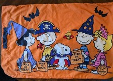 Halloween Jay Franco Peanuts Snoopy Trick or Treat Pillowcase