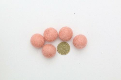 10 Filzkugeln 1 cm / 2,5 cm rot & orange Kugeln aus Filz Girlanden Mobiles Deko - Bild 25 von 27