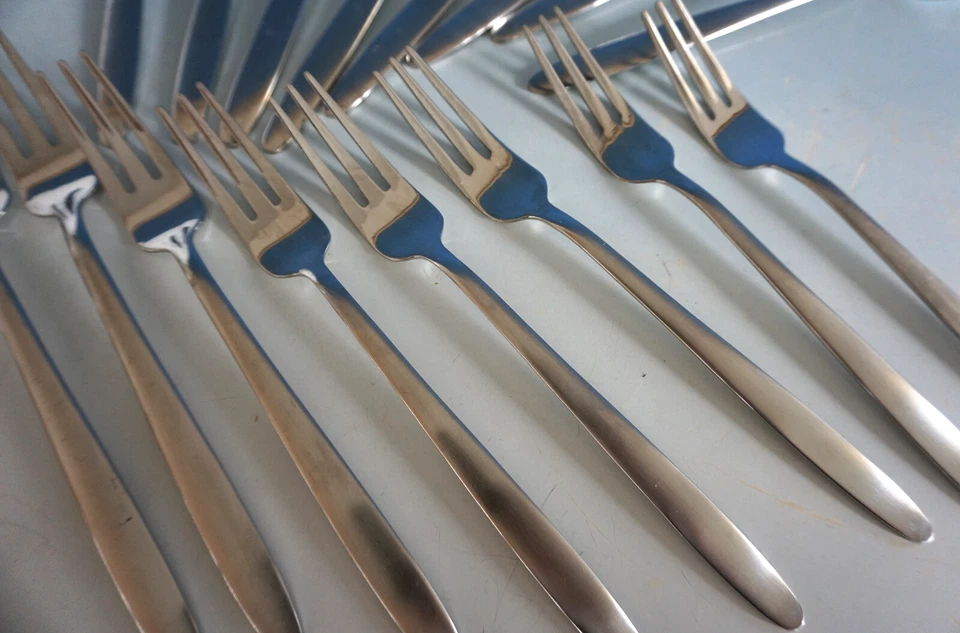 TCM Tchibo Pastabesteck Spaghettibesteck Besteck Set Edelstahl 16 tlg.(F025-811) - Bild 3 von 4