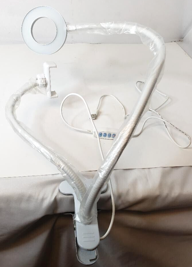 iHip Ring Light & Smartphone Holder Mount for Selfies Video Chats live Streaming-image