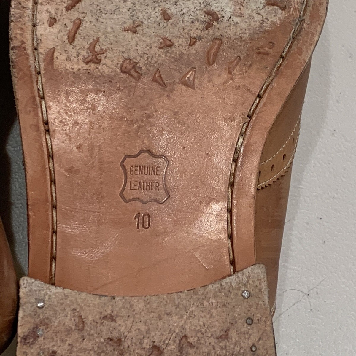 Perry Ellis Mens Wingtip Two Tone Brown Slide On Loafer Dress Shoes Size 10 M. Easy to wear, hard to resist! Shop the new Perry Ellis  main image 3