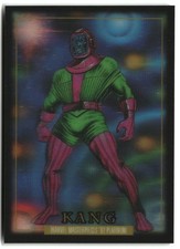 2024 SkyBox Marvel Masterpieces 92 Platinum Kang #44 Lenticular