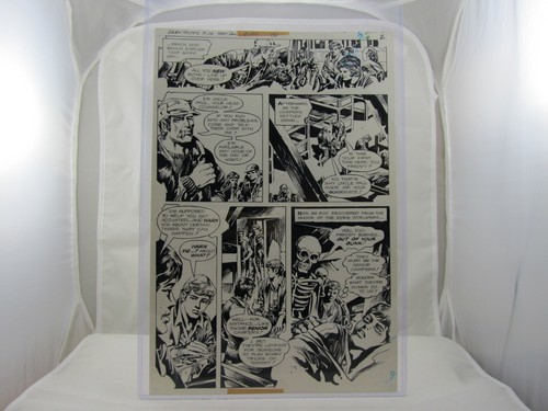 THE UNEXPECTED # 176 ORIGINAL ART Pg. # 2 DC Comics E. R. CRUZ 1976 ...