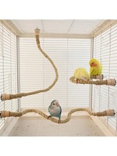 Parrot Climbing Rope Toy Bird Cage Perch Flexible Climb Rope Toy
