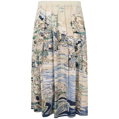 WEEKEND MAX MARA - Damen Rock mit mehrfarbigem Muster
