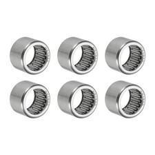 16 x 22 x 16 mm Needle Roller Bearings, 6PCS Steel Open Ends Bearing, Silver