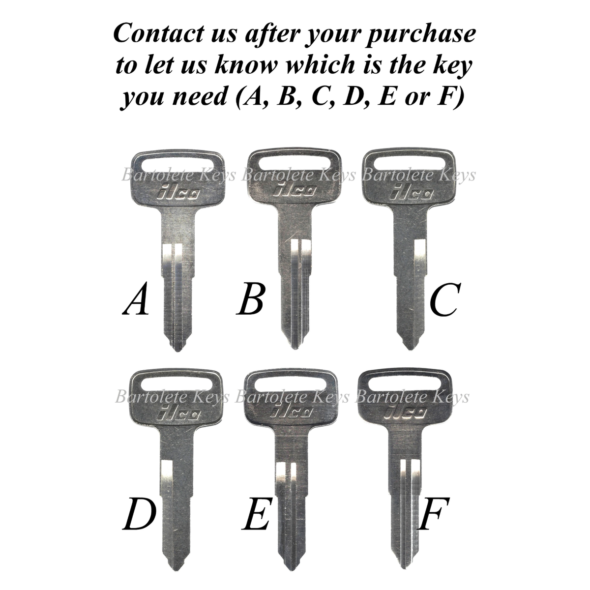 じゅん Replacement Key Fits Suzuki King Quad Quadracer Quadrunner