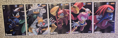 DC X SONIC THE HEDGEHOG #1-5 COMIC CONNECTING SET NM 2026 DC DEEGEEMIN