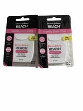 Johnson Johnson Reach Gentle Gum Care Soft Woven Mint Dental Floss Mint 50yd 2pk