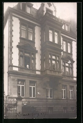 Foto-AK Frankfurt-Westend, Bürgerhaus Kettenhofweg 107 im Jahr 1911 1911 