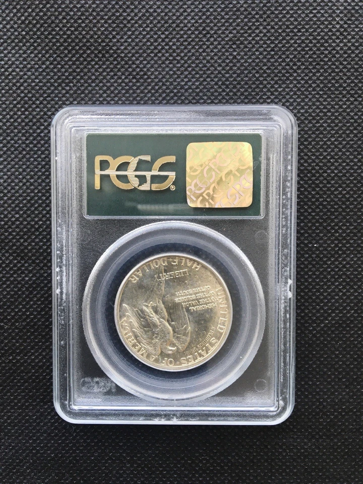 1925  50C STONE MOUNTAIN  Pcgs MS 64 - Image 2 of 3