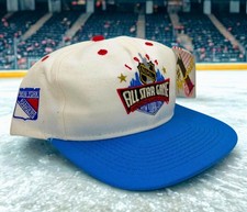 New York Rangers 1 Apparel 1994 NHL All Star Game Snapback Hat MSG NWT Vintage