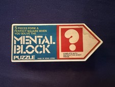 Mental Block Brain Teaser Puzzle, 5-Piece Pla...