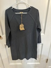 True Craft Women’s Sweatshirt Dress Raglan Sleeve NWT $44