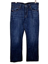 Lucky Brand Mens 367 Bootcut Denim 32x32 Dark Wash Blue Jeans L3