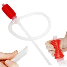 Liquid/Fuel Transfer Siphon Pump Large Squeezing Syphon For Fish/Gas Tank