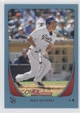 2011 Bowman Blue 17/500 Will Venable #105 0a1