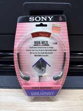 VTG. Sony MDR-W12L Stereo In Ear Headphones Mega Bass Walkman N.O.S. JAPAN