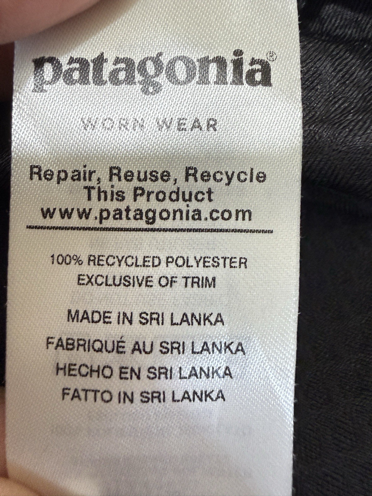 Patagonia Capilene Midweight Baselayer Long Sleeve Shirt Black Women's Medium thumbnail 10