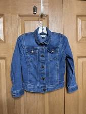 NEW Crewcuts J. Crew Kids Denim Jean Jacket Girls Size 6-7