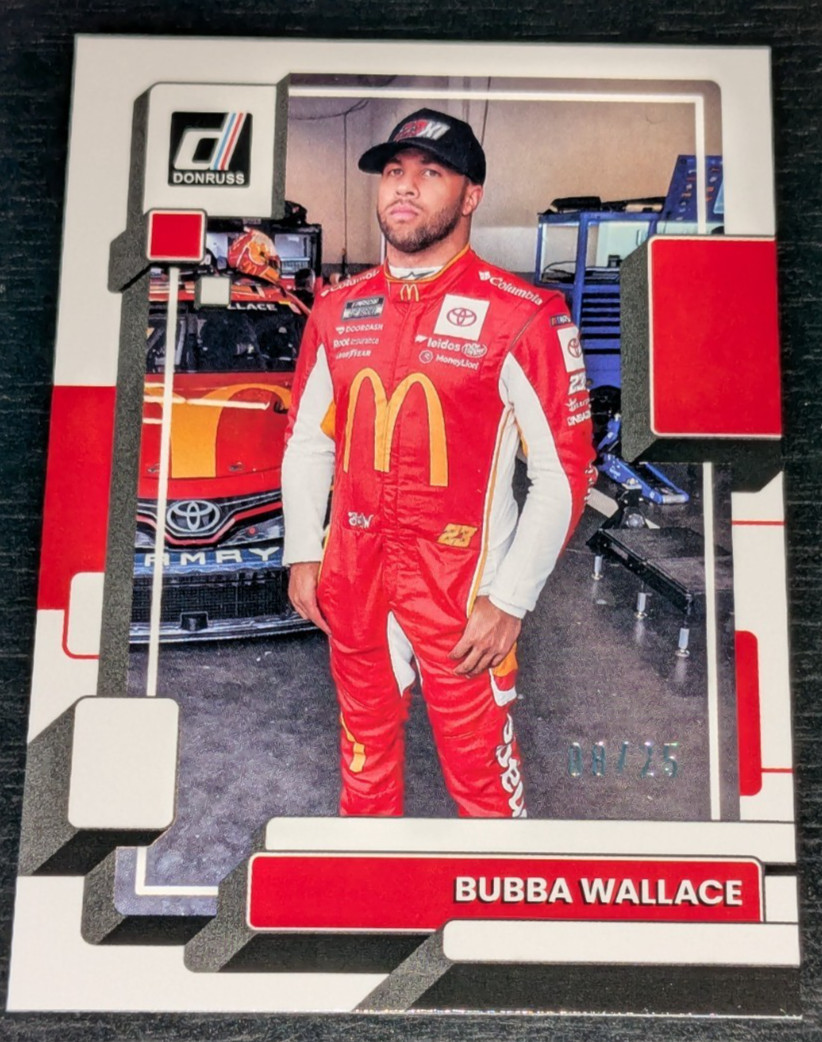 Bubba Wallace 2023 Panini Donruss NASCAR - #60 Artist Proof #'ed /25