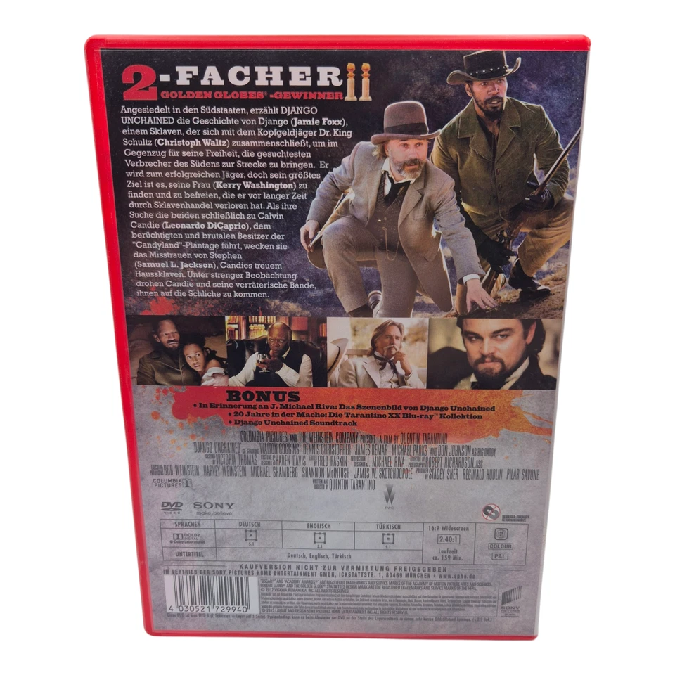 Django Unchained DVD Film - Bild 3 von 3
