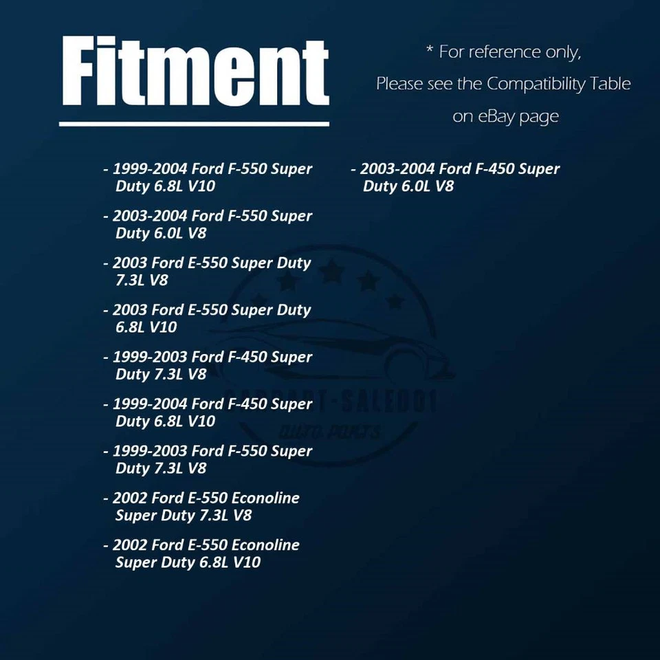 Nugeon Brake Calipers Set Front Rear 4x For Ford E-550 Super Duty 2003 - Image 2 of 4