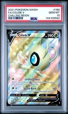 PSA 10 CELEBI V 160 CHILLING REIGN SWORD & SHIELD POKEMON GEM MINT