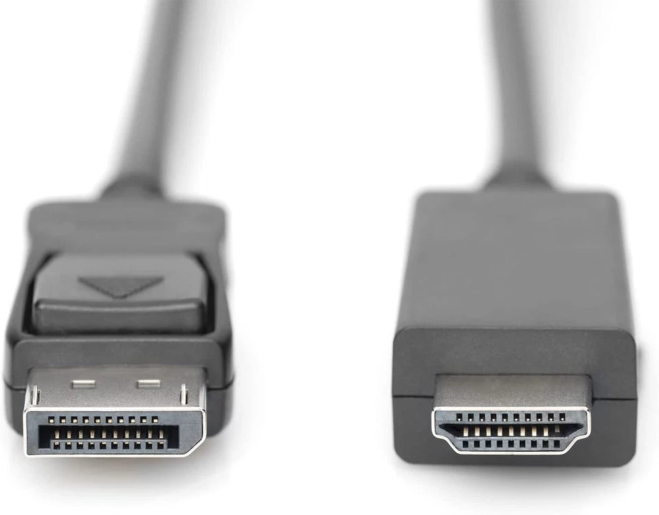 DIGITUS Cavadore Foam Corner Sofa Mocha black Black 2 meters DisplayPort to HDMI - Immagine 2 di 3